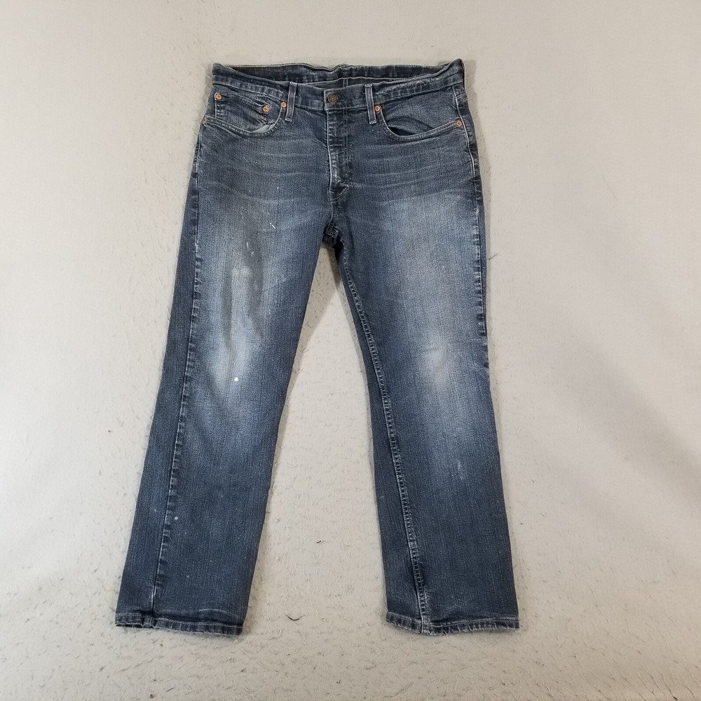Levi's 559 jeans men's 36 x 30 relaxed fit straight blue denim Lot 3 Pair FLAWED - Picture 4 of 9